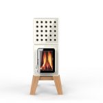 Art of Fire Cubi Stack houtkachel wit hout